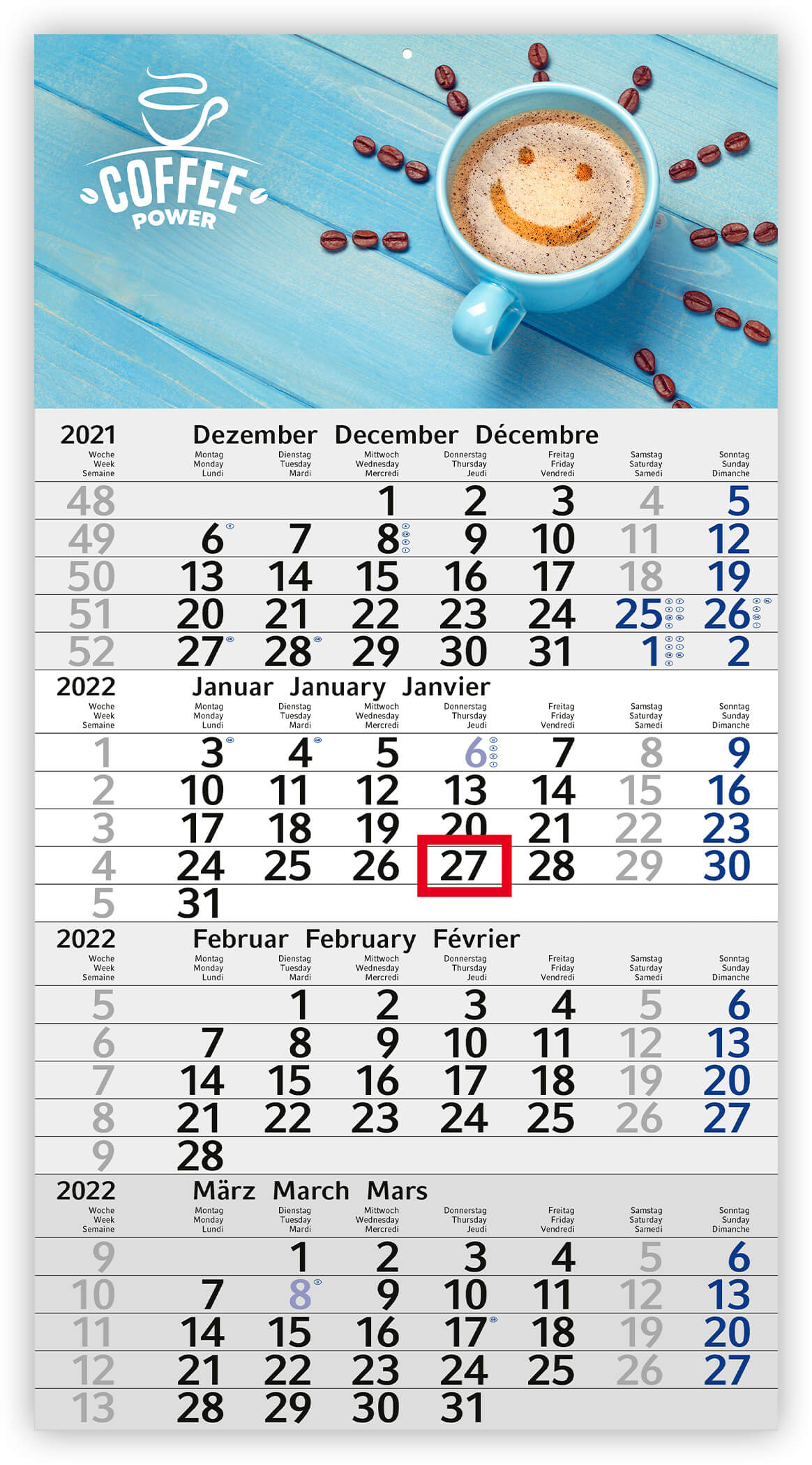 4-Monatskalender 2025 Budget 4  
