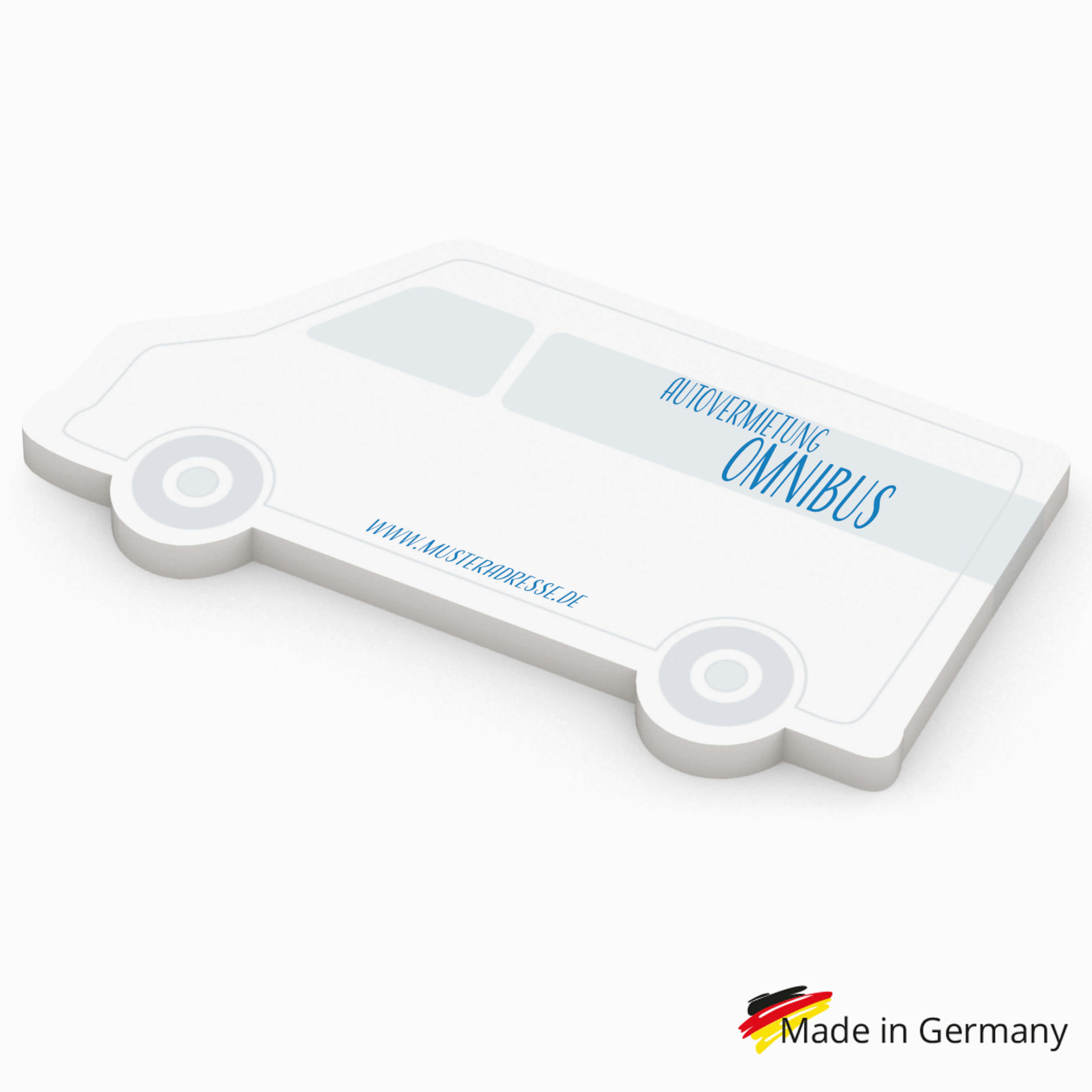 Haftnotiz-Blocks Form Recycling