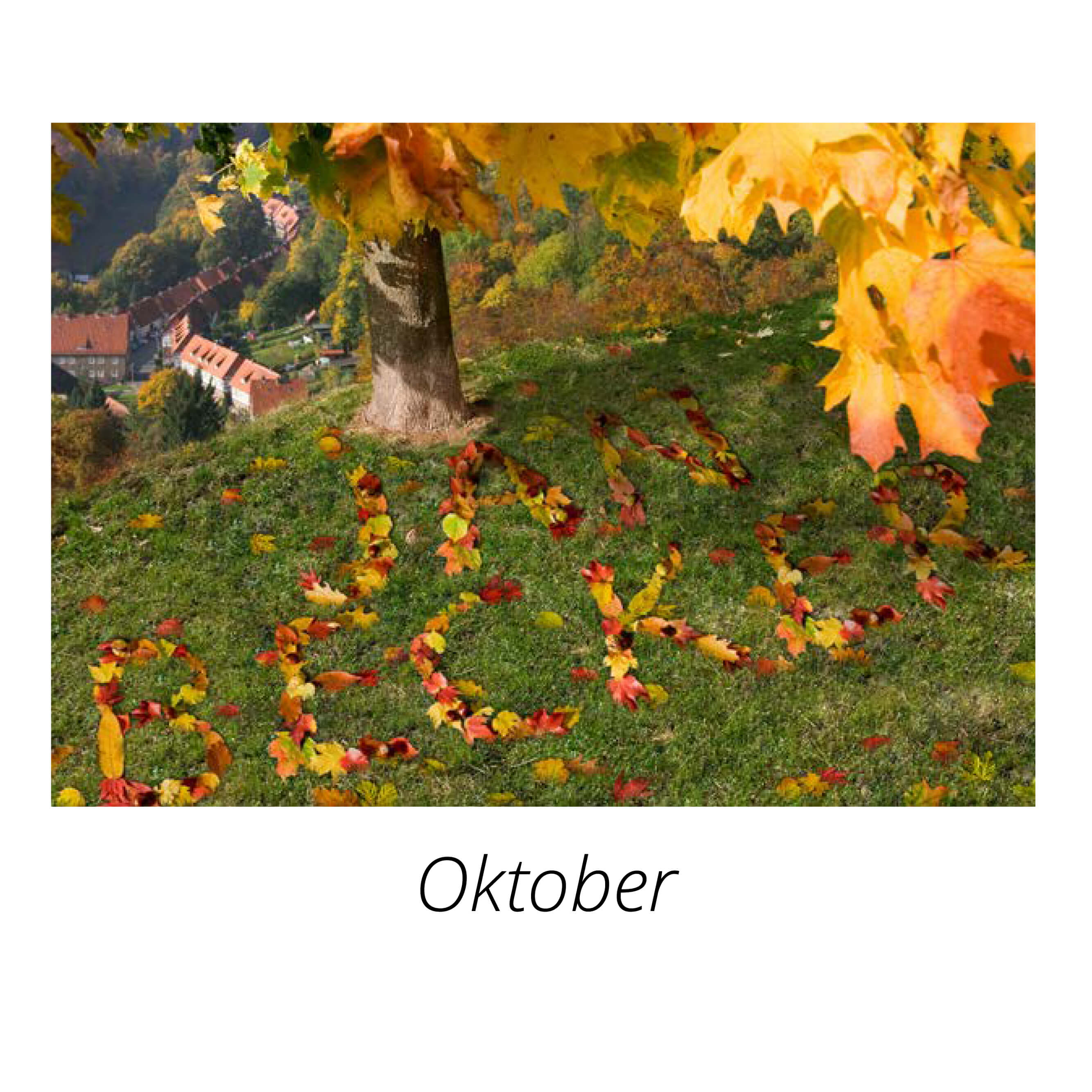 Tischaufstellkalender Postkarte mit Bildpersonalisierung 2025