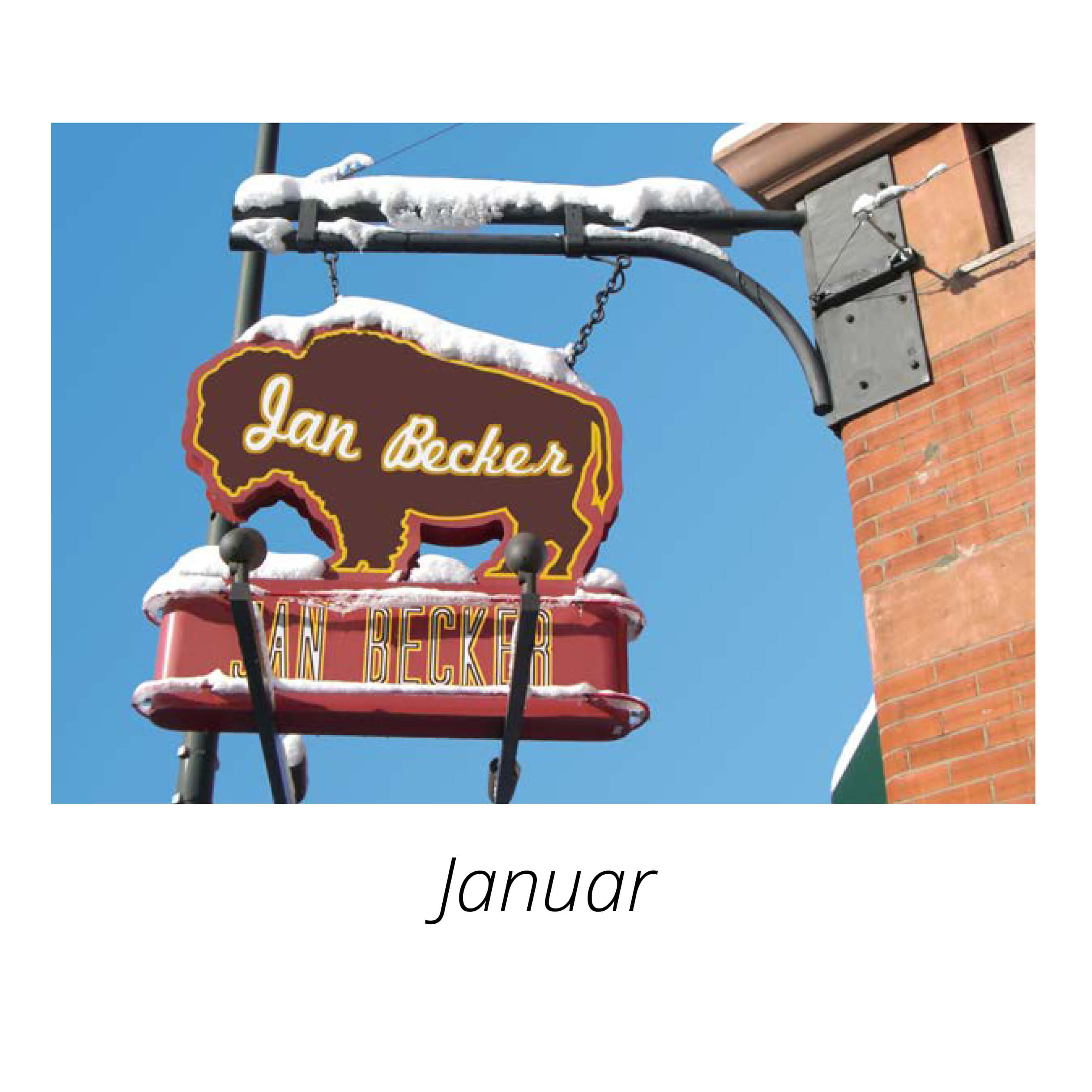 Tischaufstellkalender Postkarte mit Bildpersonalisierung 2025