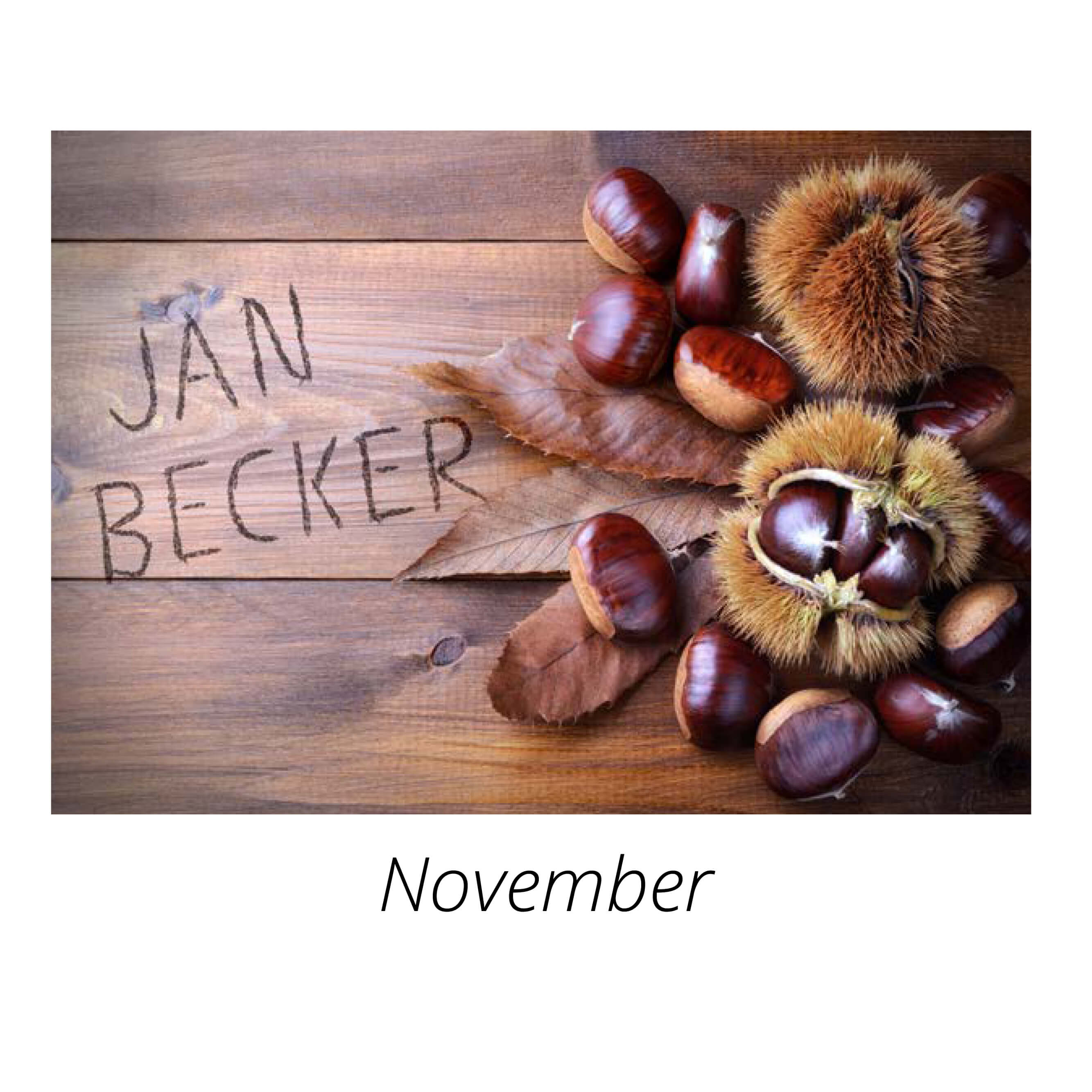 Tischaufstellkalender Postkarte mit Bildpersonalisierung 2025