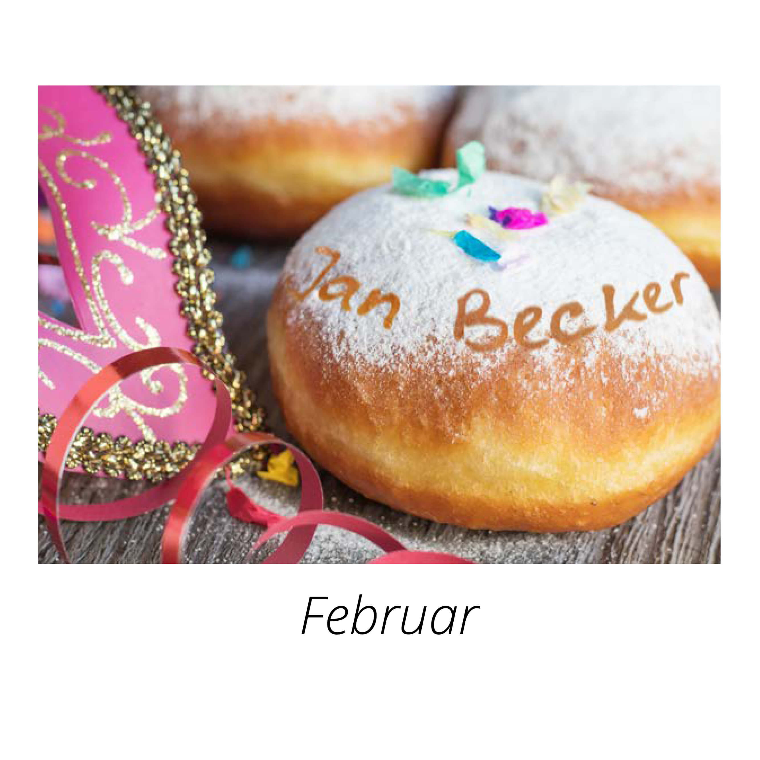 Tischaufstellkalender Postkarte mit Bildpersonalisierung 2025